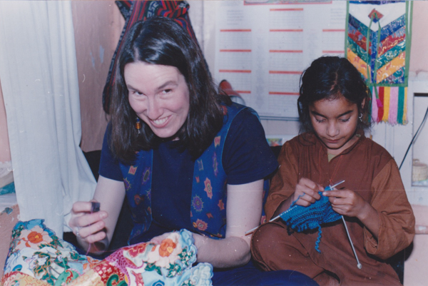 1996 stitching at home with Pooja